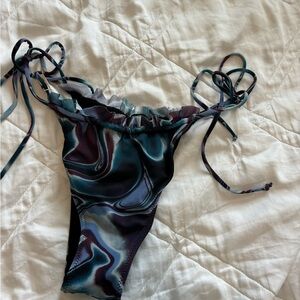 White fox bikini bottoms